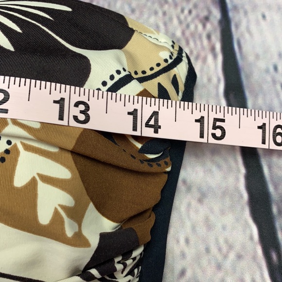 LA BLANCA Black/Brown/Cream 1pc Swimsuit Size: 8 - Picture 10 of 17